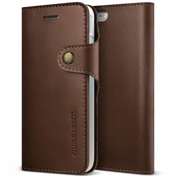 Vrs Design iPhone 8-7 Native Diary Dark Brown Kılıf