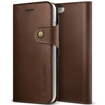 Vrs Design iPhone 8-7 Native Diary Dark Brown Kılıf