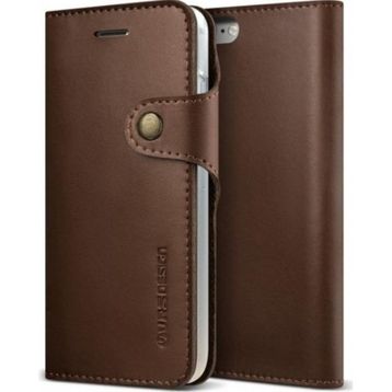 Vrs Design iPhone 8-7 Native Diary Dark Brown Kılıf