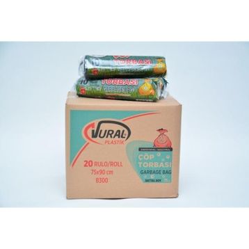 Vural 75x90 cm 10'lu Endüstriyel Battal Çöp Torbası (20 adet)