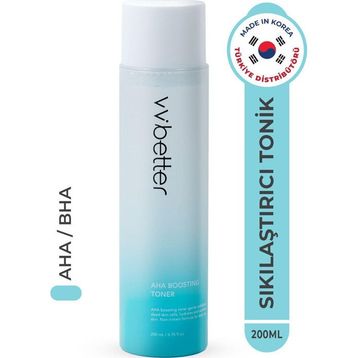 Vvbetter Aha Boosting Toner Aydınlatıcı Gözenek Sıkılaştırıcı Onarıcı Kore 200 ml Tonik