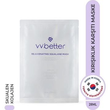 Vvbetter Rejuvenating Squalane Mask Centella Asiatica Madecassoside Hyaluronic Acid Kore 5'li Yüz Maskesi