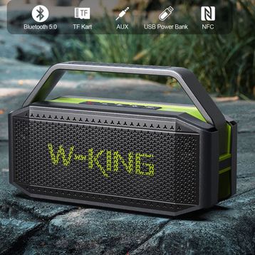 W-King D9-1 Yeşil Bluetooth Hoparlör