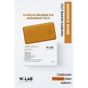 W-Lab Kozmetik 125 gr Advance Pure Sabun
