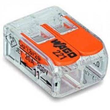 Wago 221-412 2x4 mm Tırnaklı Buat Klemensi