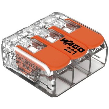Wago 221-613 30 Adet 6 mm2 Buat ve Çok Amaçlı Klemens