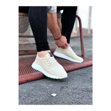 Wagoon WG205 Krem Erkek Spor Ayakkabı