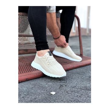 Wagoon WG205 Krem Erkek Spor Ayakkabı