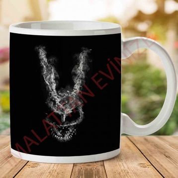 Wake Up Donnie Darko Frank Rabbit Smoke Baskılı Kupa