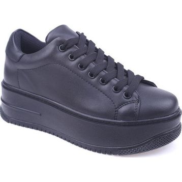 Walkenzo 2596 Siyah Kadın Sneaker Ayakkabı