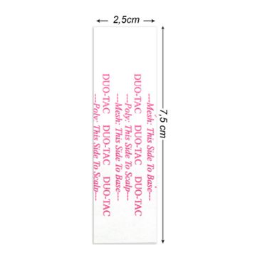 Walker Tape Duo Tac Düz 1x3" 2.5x7.5 cm 36 Adet Protez Saç Bandı