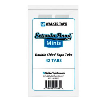 Walker Tape Extenda Bond Plus Mini's Delikli 3/4 x 1 1/2 inç 2x1.25 cm Protez Saç Bandı