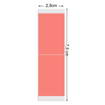 Walker Tape Sensi Tak Düz 1x3" 2.5x7.5 cm 36 Adet Protez Saç Bandı