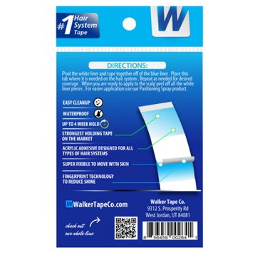 Walker Tape Ultra Hold Mini's 3/4 3 1.90x7.62 cm Protez Saç Bandı