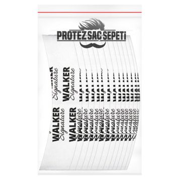 Walker Tape Walker Signature Tape Mini's Oval 3/4" 3" 1.90x7.62 cm Protez Saç Bandı