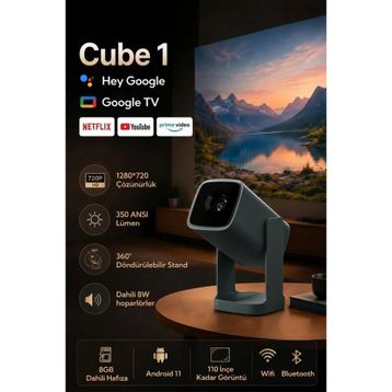 Wanbo Cube 1 Pro Projeksiyon Cihazı