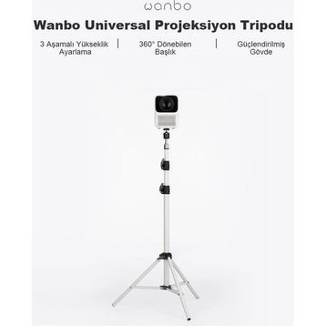 Wanbo Universal 1.7M 360 Ayarlanabilir Projeksiyon Tripodu