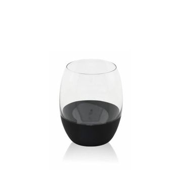 Wanelli WN1177 6'lı 350 ml Ballet Siyah Su Bardak