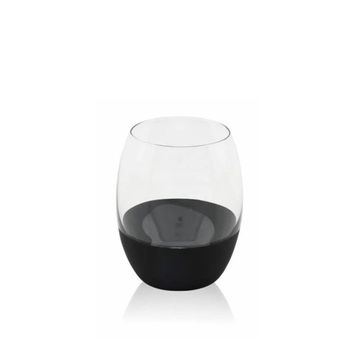 Wanelli WN1177 6'lı 350 ml Ballet Siyah Su Bardak