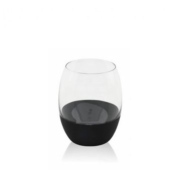 Wanelli WN1177 6'lı 350 ml Ballet Siyah Su Bardak