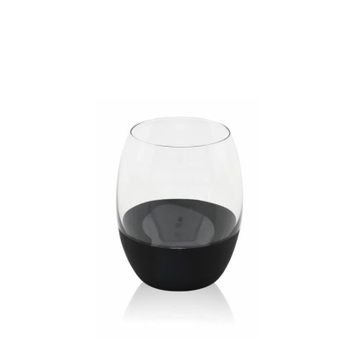 Wanelli WN1177 6'lı 350 ml Ballet Siyah Su Bardak