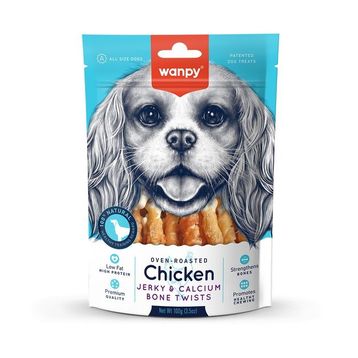 Wanpy 100 gr Gerçek Tavuklu ve Kalsiyumlu Köpek Ödülü