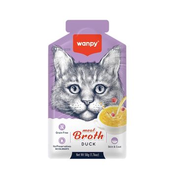 Wanpy 50 gr Kediler için Ördek Eti Çorbası