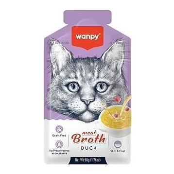 Wanpy 50 gr Kediler için Ördek Eti Çorbası