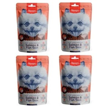 Wanpy Gerçek Somon Dilimleri 4x100 gr Köpek Ödülü