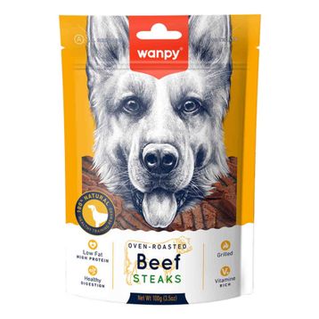 Wanpy Izgara Dana Biftek 100 gr Köpek Ödül Maması