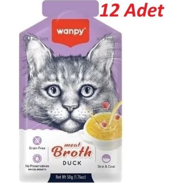 Wanpy Ördek Etli 12x50 GR Kedi Çorbası