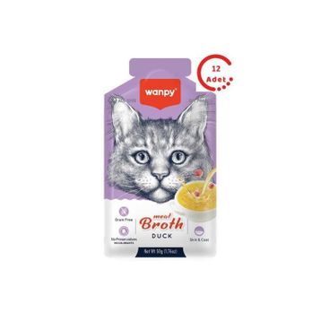 Wanpy Ördek Etli 12x50 GR Kedi Çorbası