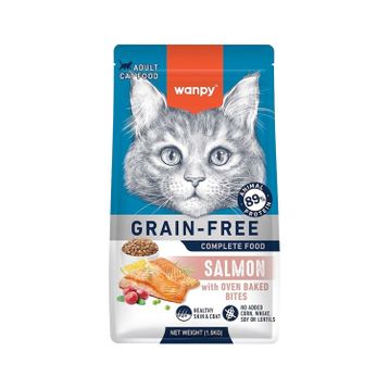 Wanpy Tahılsız Somonlu1.5 kg Yetişkin Kedi Maması