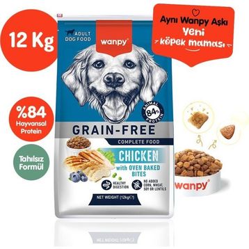 Wanpy Tahılsız Tavuklu 12 kg Yetişkin Köpek Maması