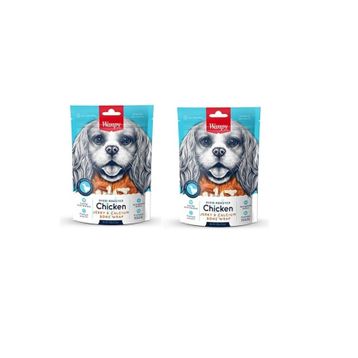 Wanpy Tavuk Sargılı Kalsiyum Kemik 2x100 gr Köpek Ödülü