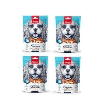 Wanpy Tavuk Sargılı Kalsiyum Kemik 4x100 gr Köpek Ödülü