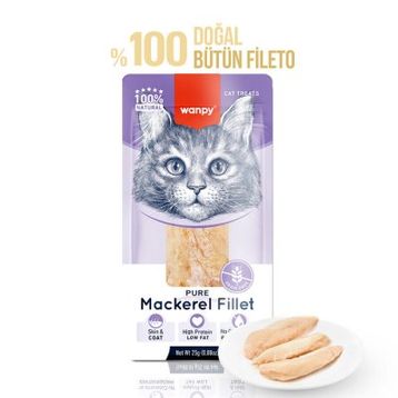 Wanpy Uskumru Fileto 25 gr Kedi Ödül Maması
