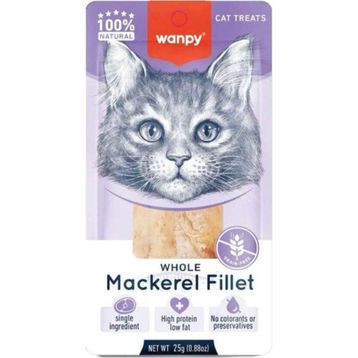 Wanpy Uskumru Fileto 25 gr Kedi Ödül Maması