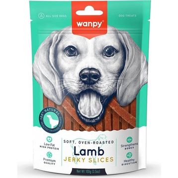 Wanpy Yumuşak Kuzu Eti Dilimleri 100 gr Köpek Ödülü