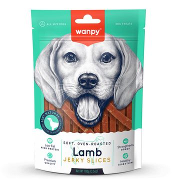 Wanpy Yumuşak Kuzu Eti Dilimleri 100 gr Köpek Ödülü