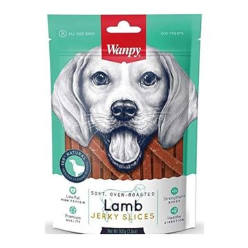 Wanpy Yumuşak Kuzu Eti Dilimleri 100 gr Köpek Ödülü