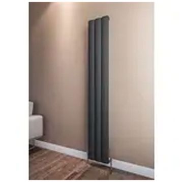 Warma Kavala Antrasit Dikey 28x180 cm Radyatör