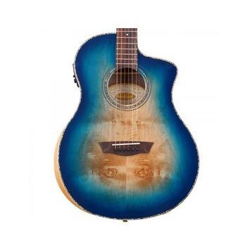 Washburn BTA-BLUBCE Bella Tono Vite Alure Burl Elektro Akustik Gitar