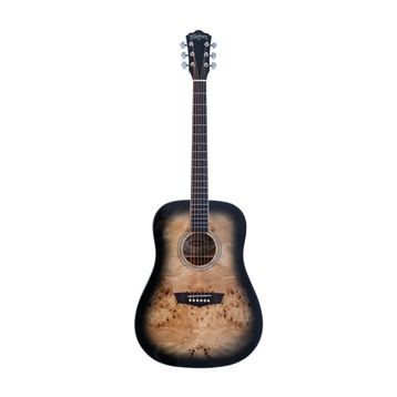 Washburn Deep Forest Burl Black Fade Akustik Gitar