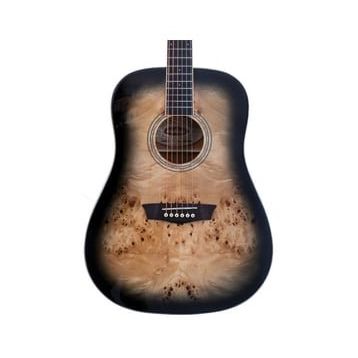 Washburn Deep Forest Burl Black Fade Akustik Gitar