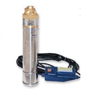 Water Sound 4 SKM 100 1 HP 4 inç Sürtme Fanlı Temiz Su Paket Dalgıç Pompa