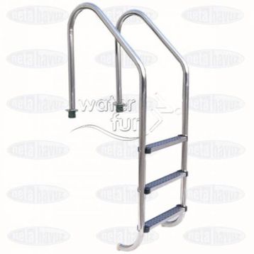 Waterfun Standart Seri Paslanmaz 3 Basamaklı Merdiven