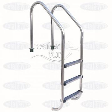 Waterfun Standart Seri Paslanmaz 3 Basamaklı Merdiven