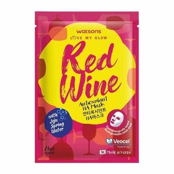 Watsons 1 Adet Red Wine Ha Antioksidan Kağıt Maske