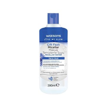 Watsons Çift Fazlı Micellar Su 390 ml Makyaj Temizleyici